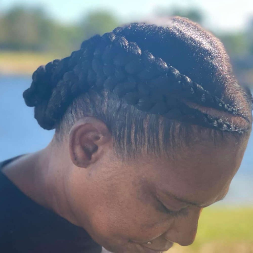 Two Cornrows at Spoiled Lyfestyle Braids in Palm Bay, FL