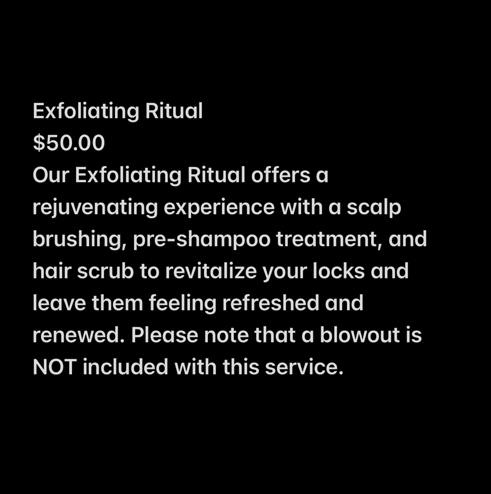 Exfoilating Ritual