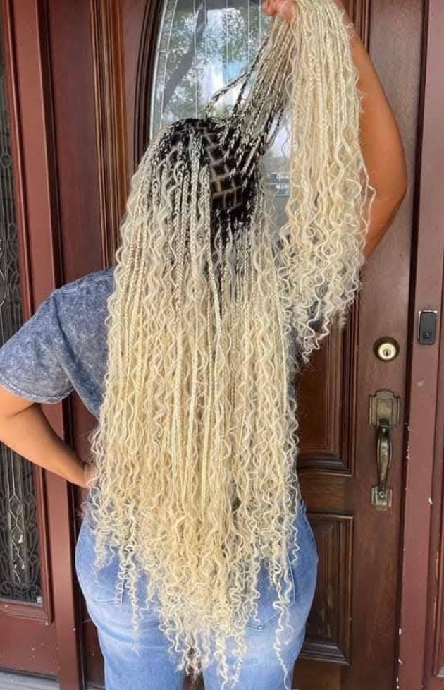 Waist Length Bora Bora Braids
