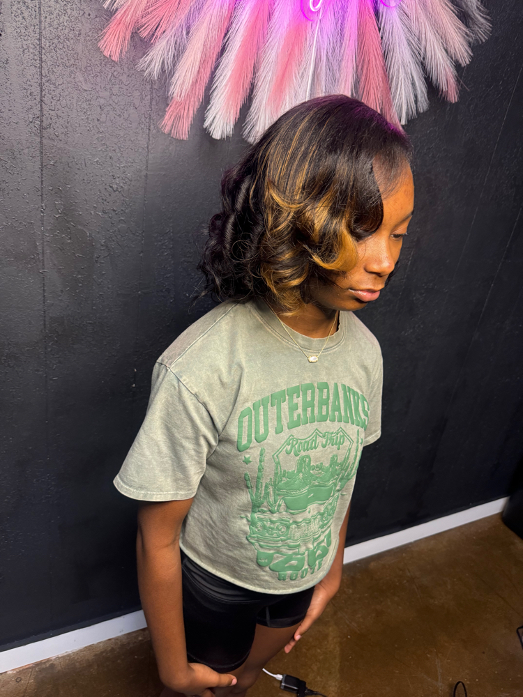 Sew-in(with curls)