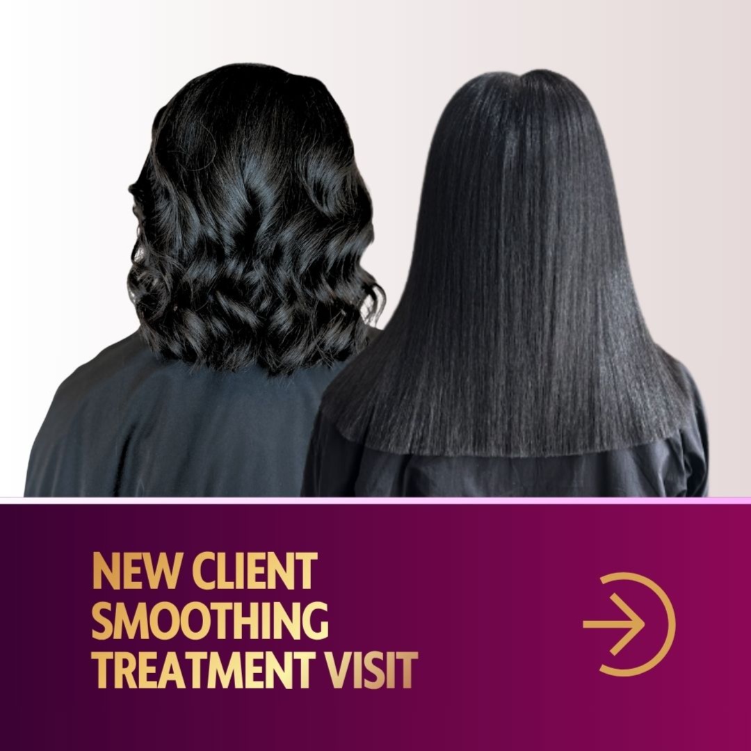 New Client Smoothing Treatment at Her Mane Therapy in Lewisville, TX