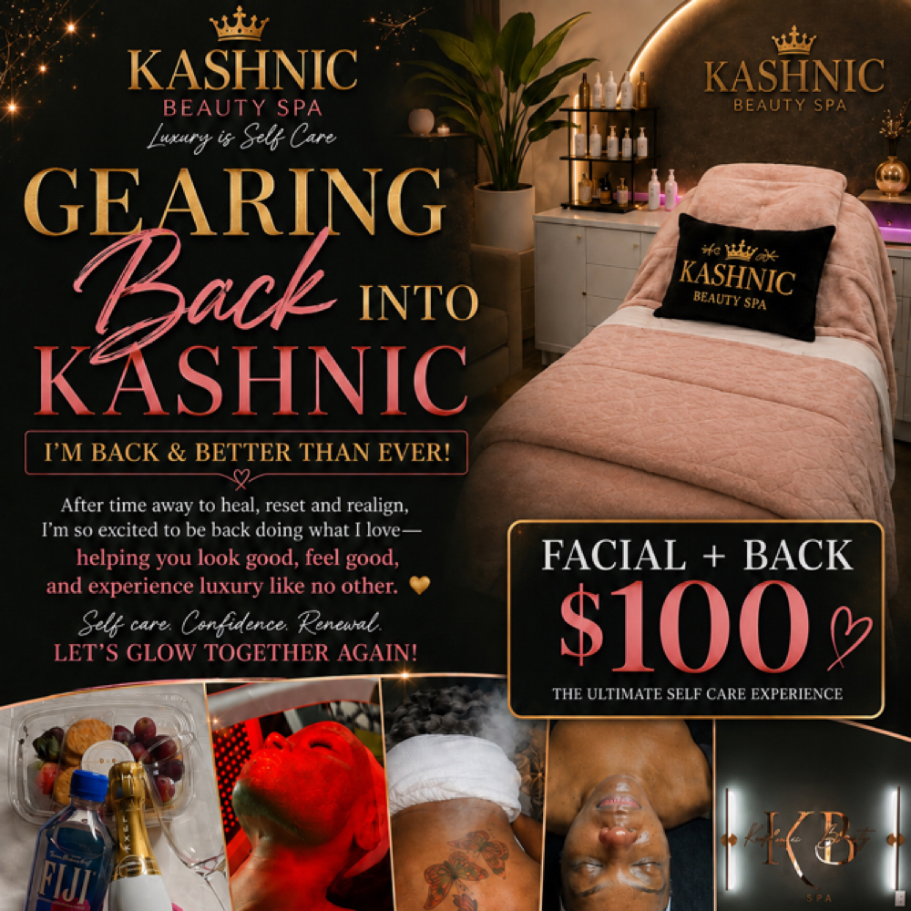Facial and Back Facial Special at Kashnic Beauty Spa in Memphis, TN