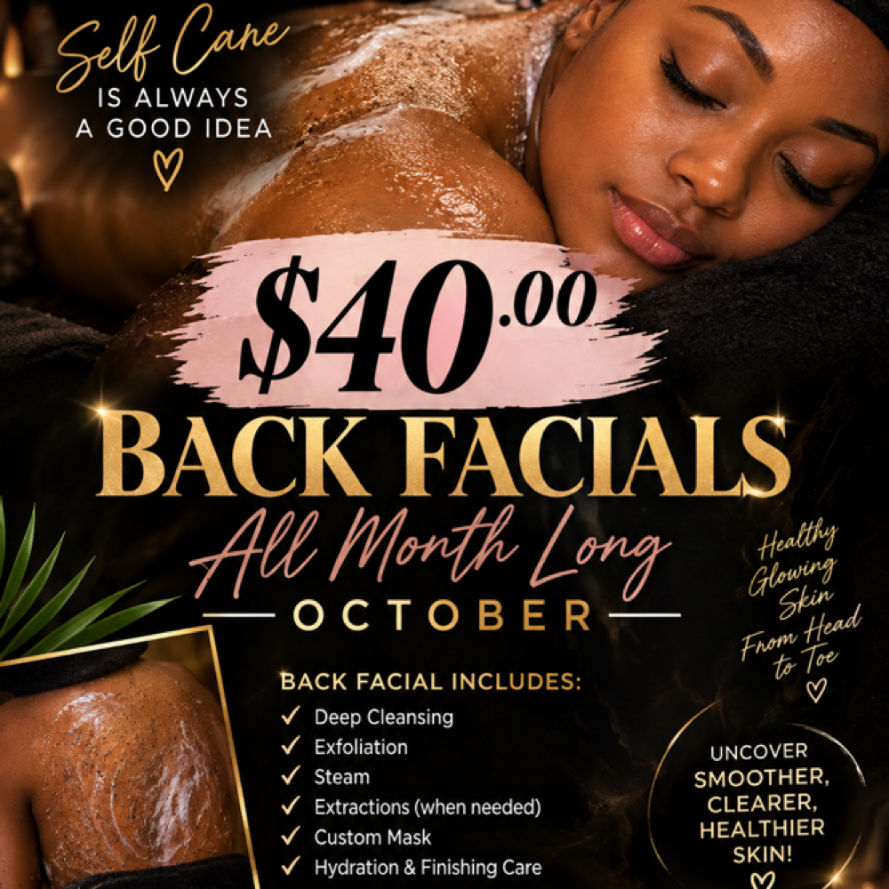 October Back Facial Special at Kashnic Beauty Spa in Memphis, TN