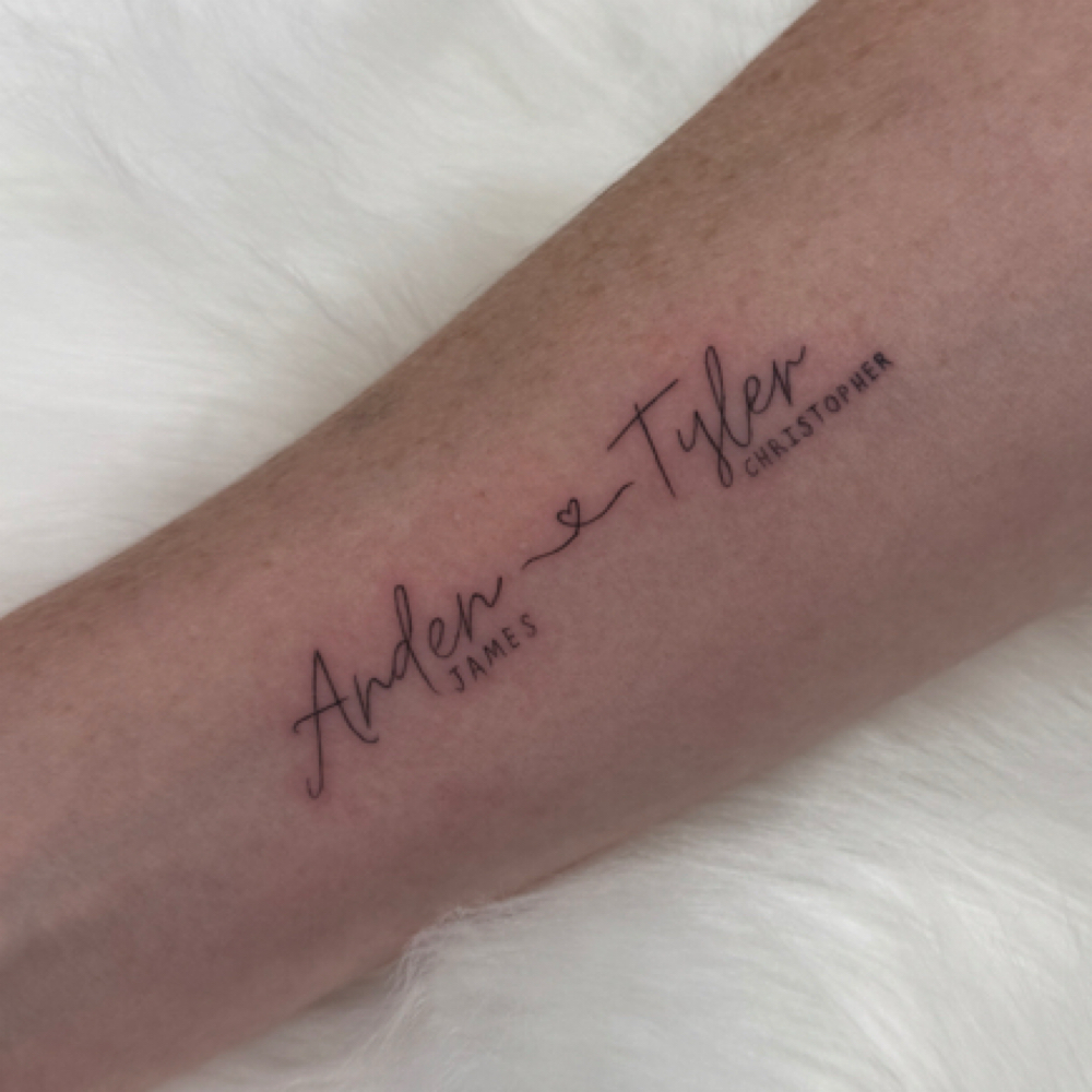 Custom Tattoos at The Boujee Ink Studio PMU in Cedar Park, TX