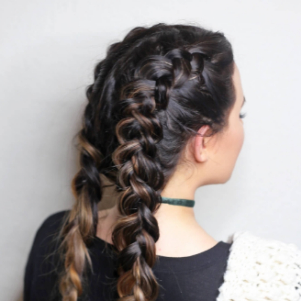 Dutch/Cornrow Braids X2 at PRIDE & CO. HAIR STUDIO in St. Petersburg, FL