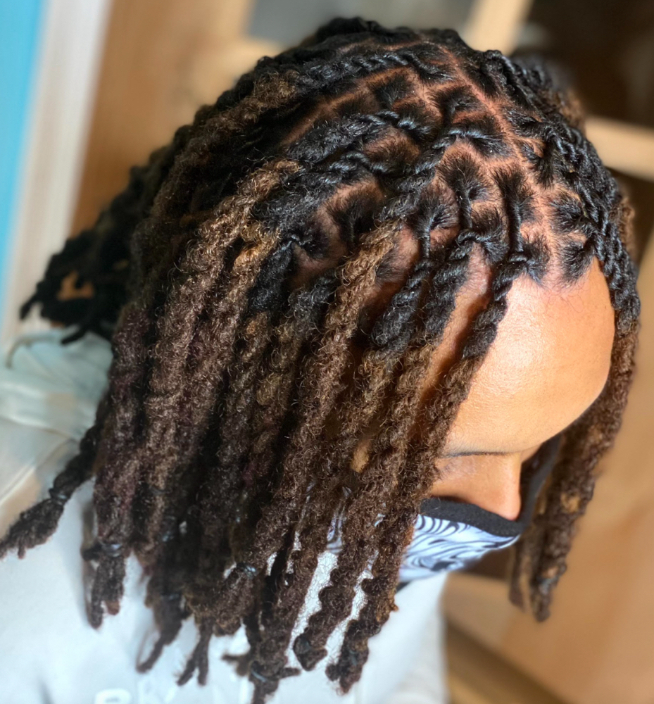 Two Strand Shoulder (up to 99 locs)