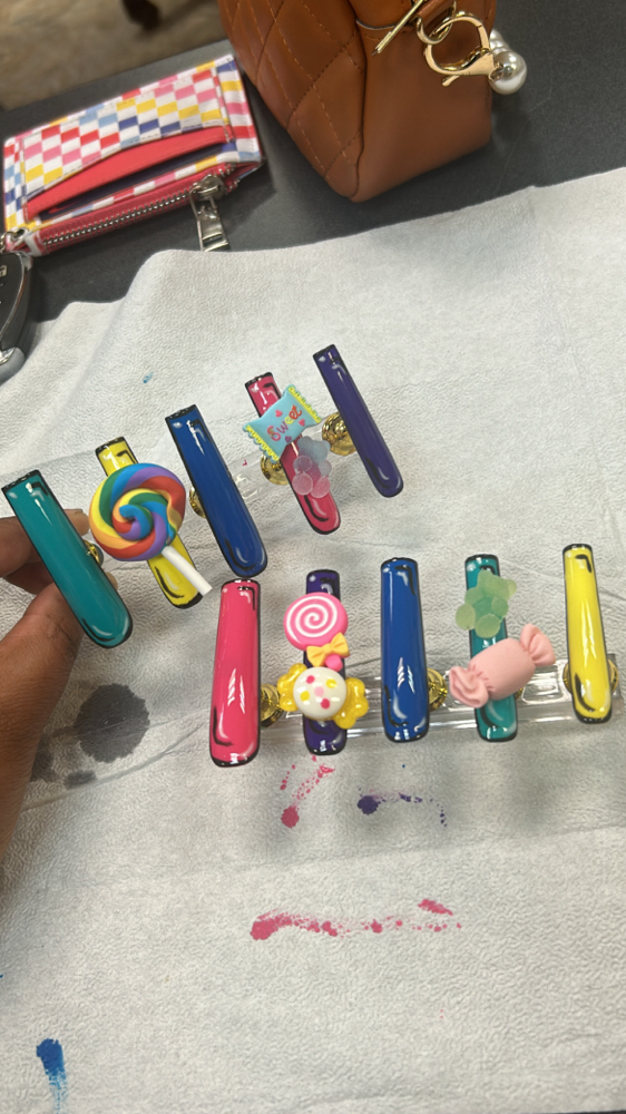 Custom Press Ons w/ Acrylic
