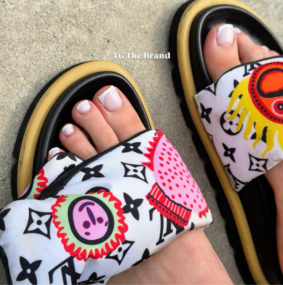 Acrylic Big Toes+Polish at TG The Brand in Savannah, GA