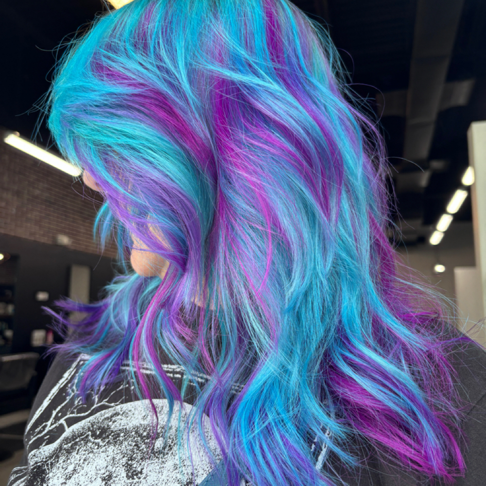All Over Vivid Package at hair by kaylee in Fort Myers, FL
