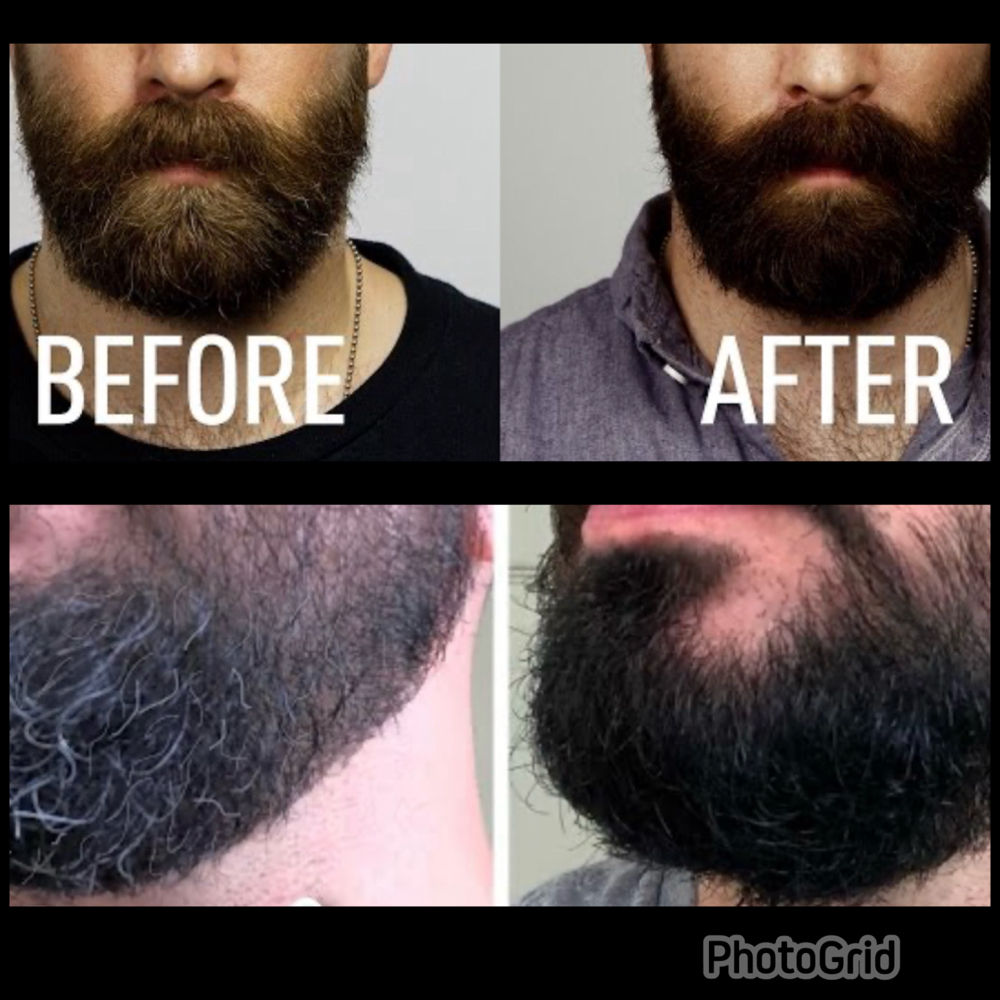 Men's Beard Color Treatment