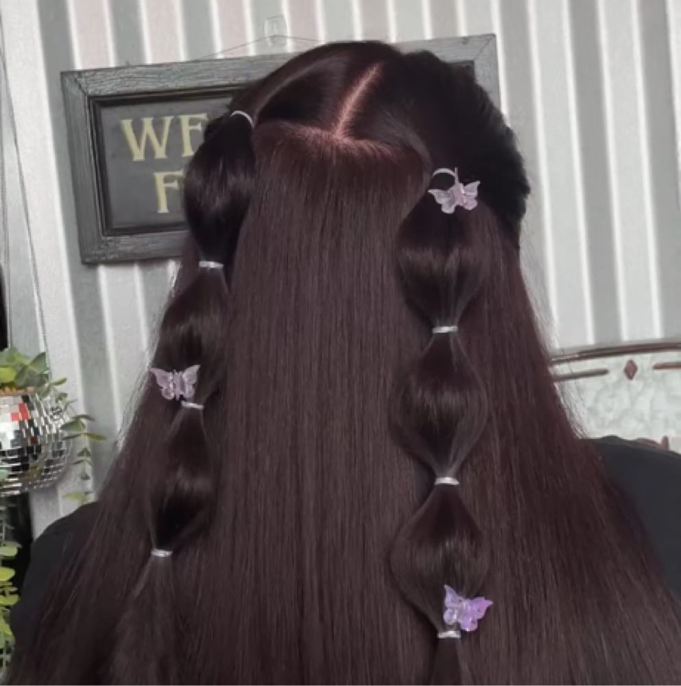 Single Color Root Touch Up at Knot Just Hair in Adams, NY
