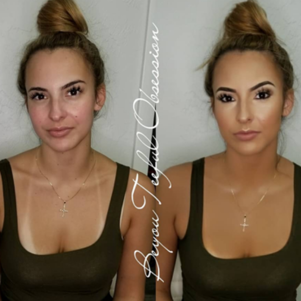 Face and Upper Body Makeup at Beyouteeful Obsession Makeup & Beauty Bar in Tuscaloosa, AL