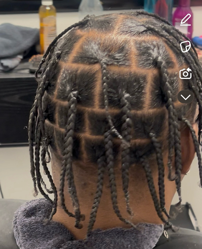 Men’s Individual Plaits