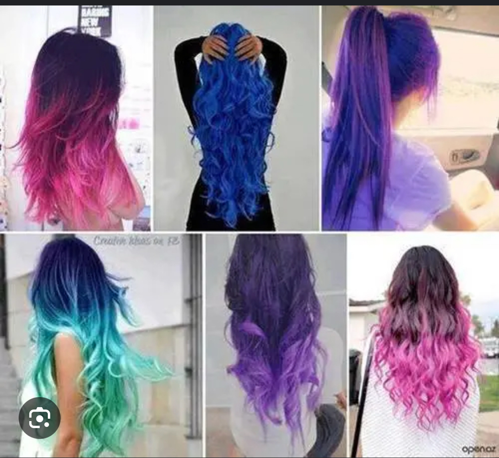 Fantasy hair colors