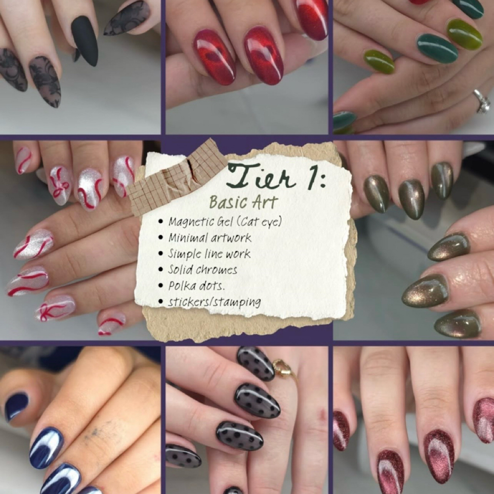 Tier One | Basic Art at Crystal Star Nails in Clute, TX
