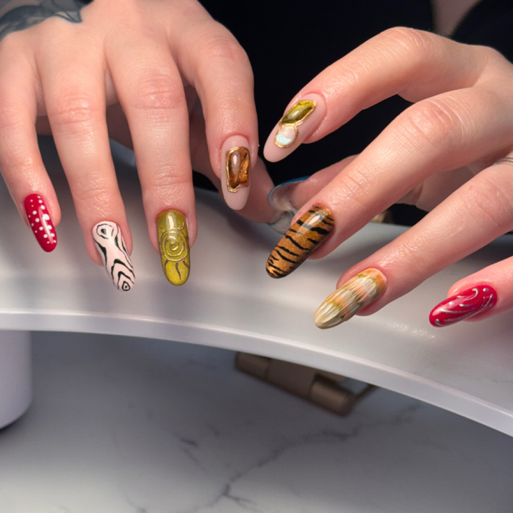 Gel Fill And Full Nail Art at Simone Hocks in Milwaukie, OR