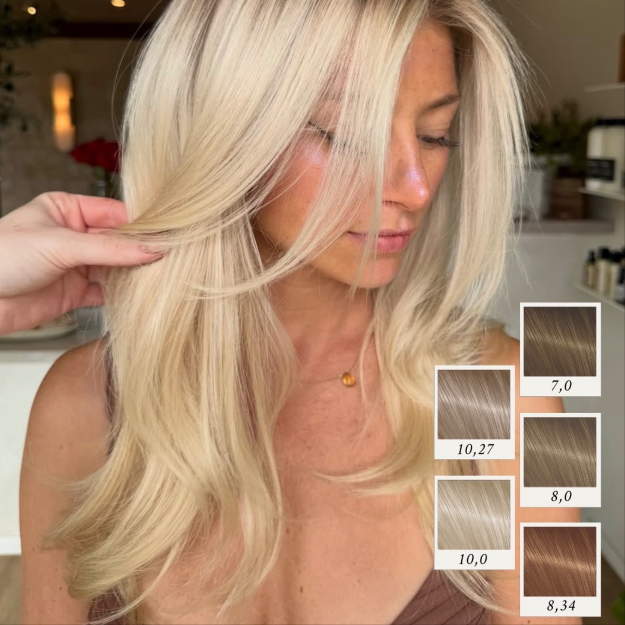 Balayage highlights Partial at Mariposa Salon in San Diego, CA