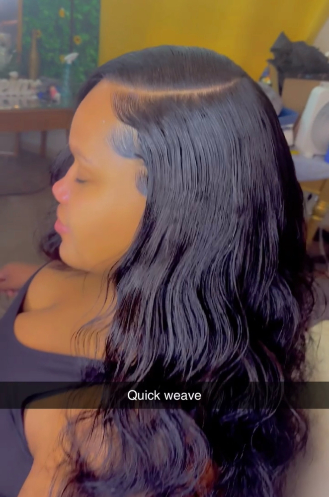 Traditional Quick Weave (Leave Out) at Nays Beauty Parlor in Warrensbug, MO