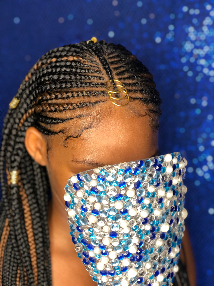 Fulani Braids Waist Length