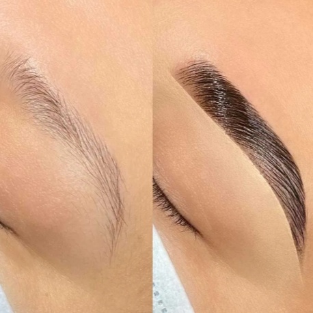 EYEBROW TINTING at Inspire Salon and Spa in Burleson, TX