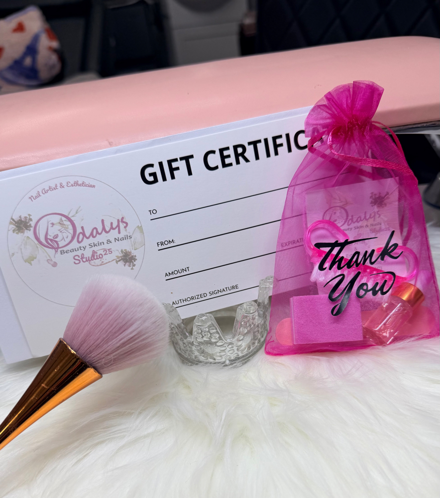 Gift Certificate at Odalys Beauty Studio25 in Brooksville, FL