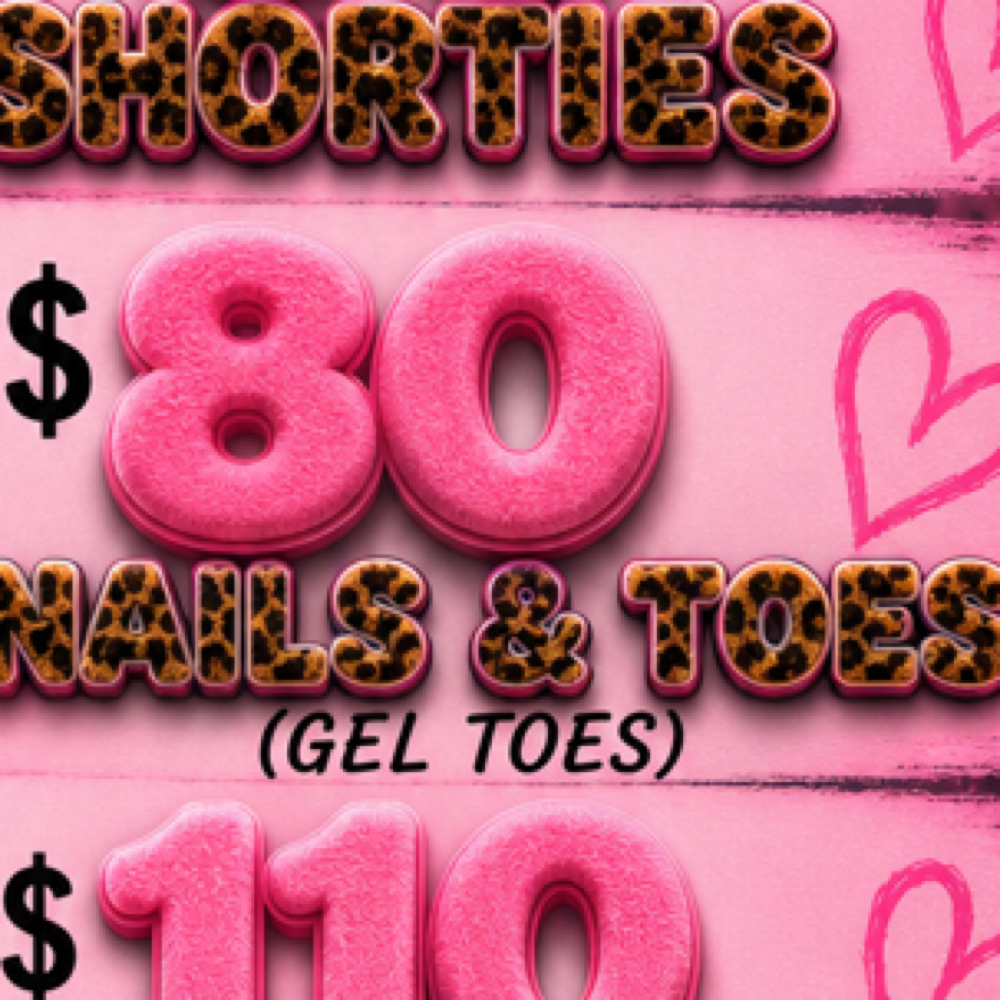 $80 Nails & Gel Toes at Cooki405Nailz in Midwest City, OK