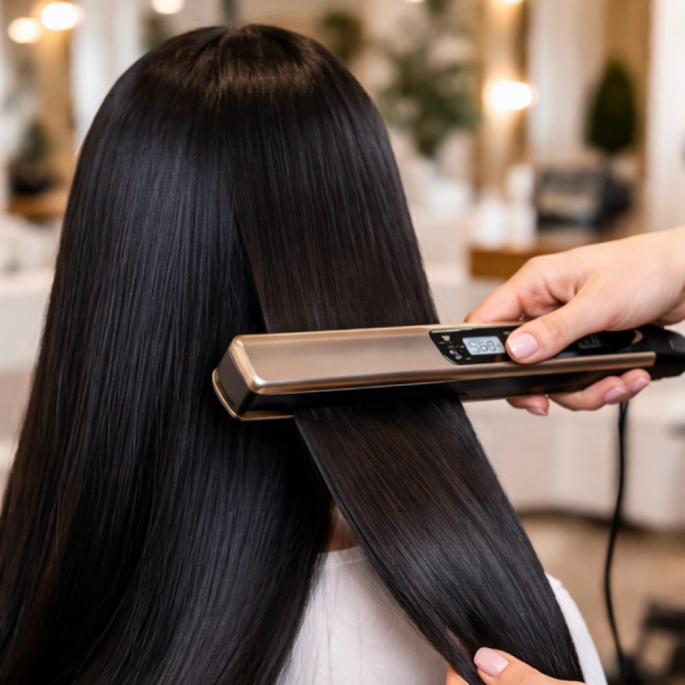 Flat Iron at Esther’s Graceful Blowout Bar in Gaithersburg, MD