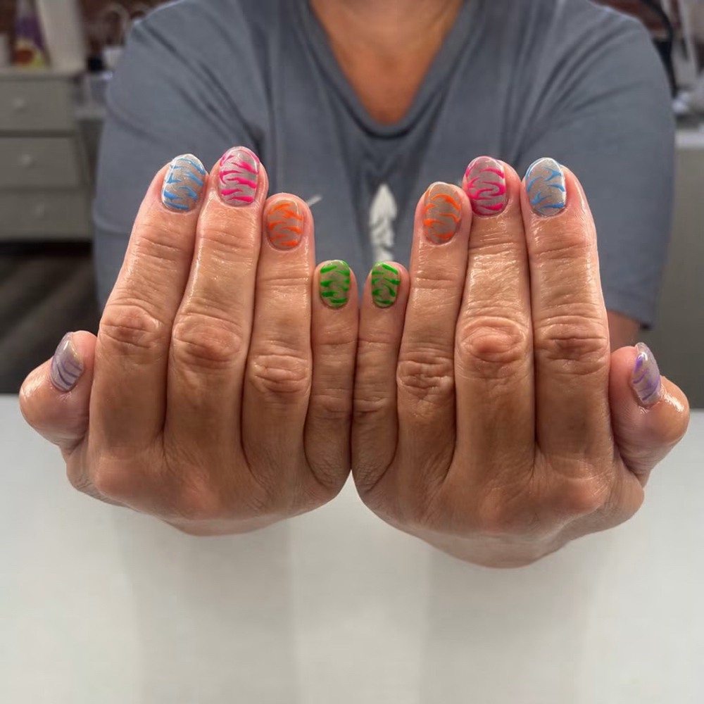 Structured Gel: Short Nails at Manis by Megan in Hicksville, OH