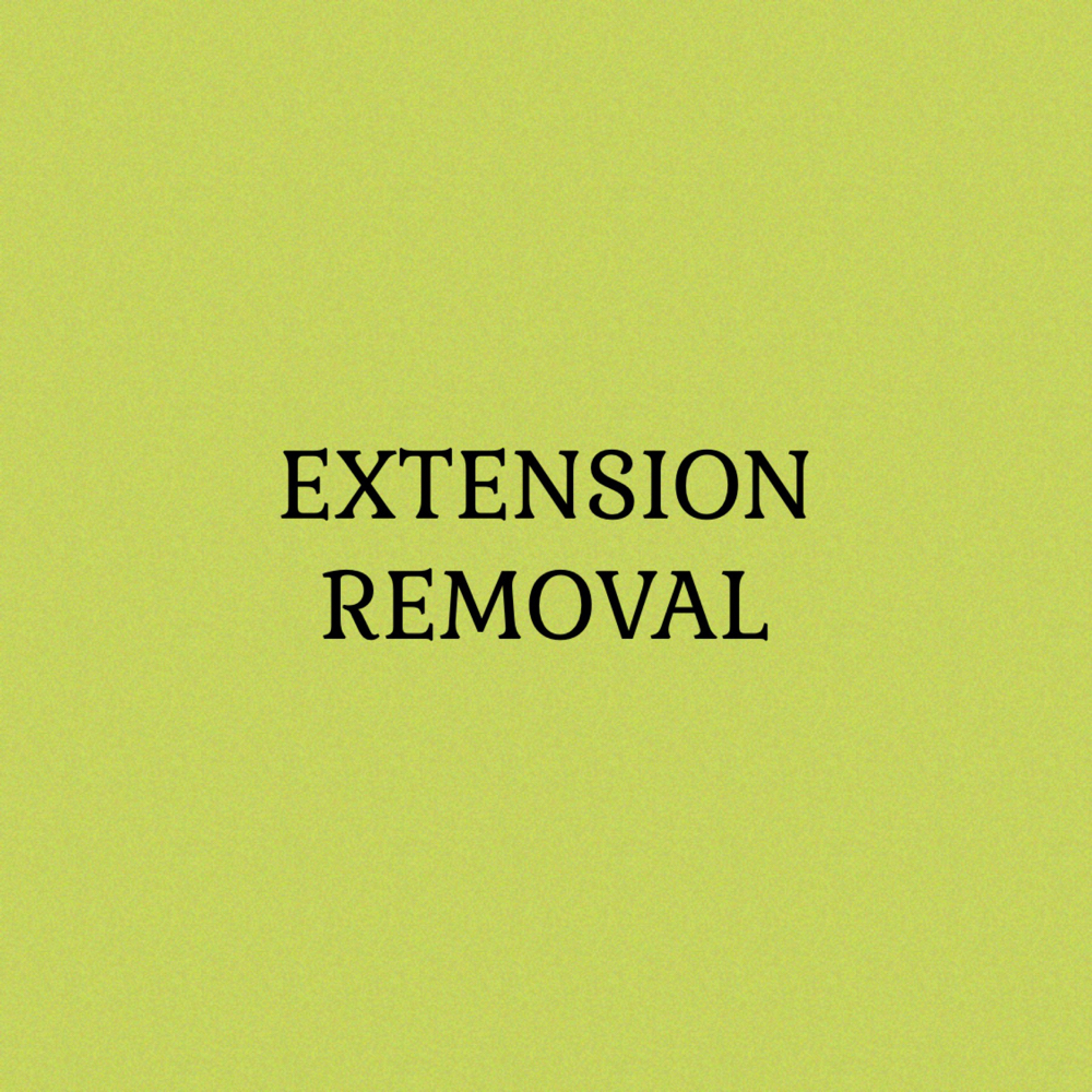 Extension Removal