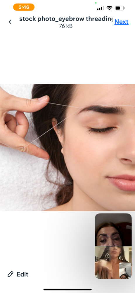 Eyebrow Threading