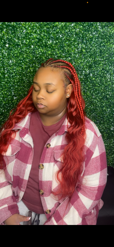 Half Braids 6 Half Sew In