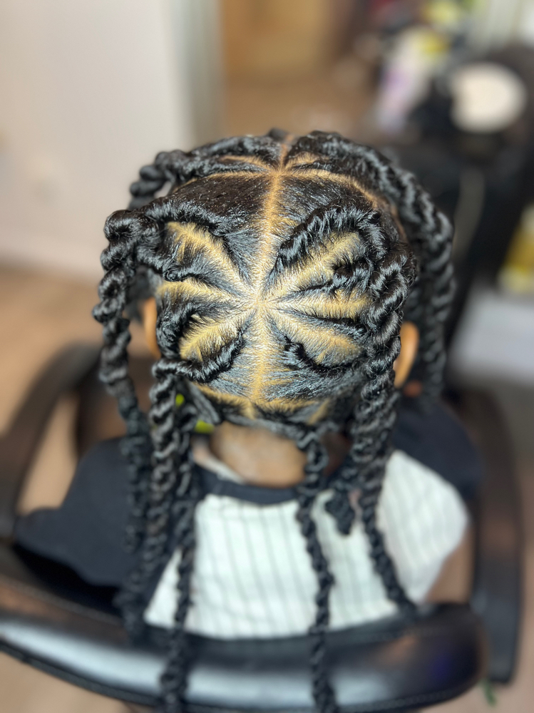 Kids Two Strand Twist Extensions