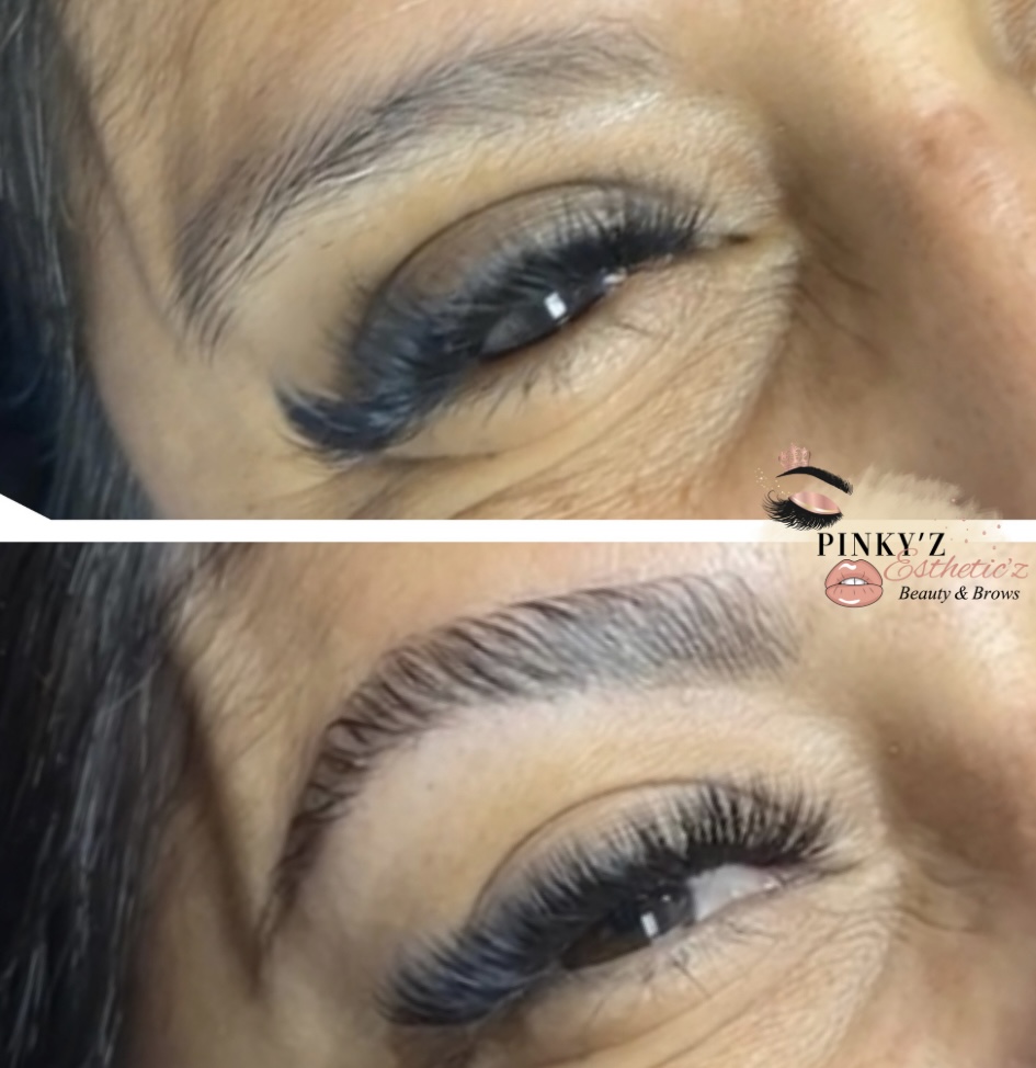 Brow Lamination + tint