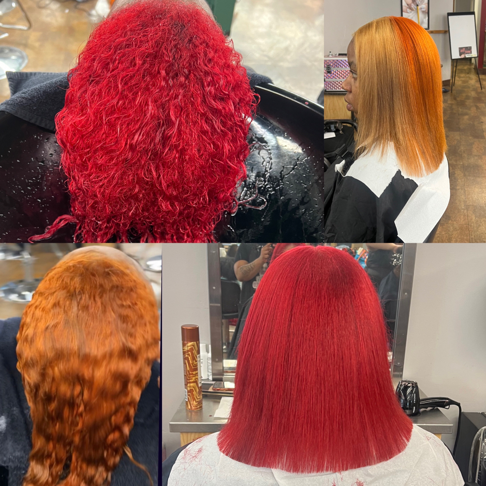 Double Process (Bleaching + Color)