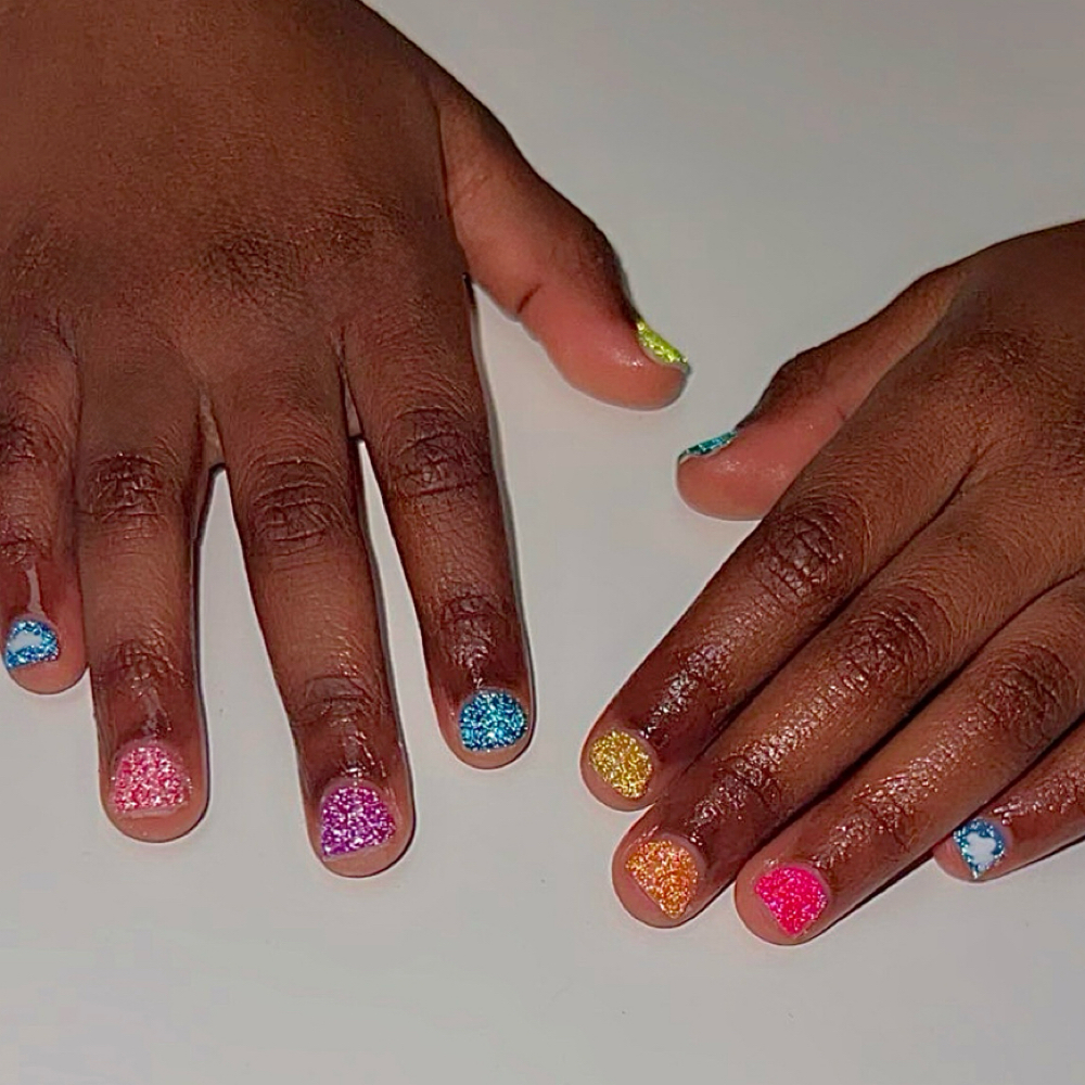 Princess/ Prince Mani at Rawrkrylix Nail Studio in Lawton, OK