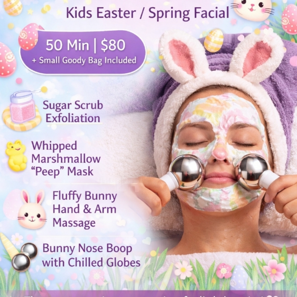 The Bunny Glow Kids & Teen Facial at Valley Botanicals in Valley View, PA