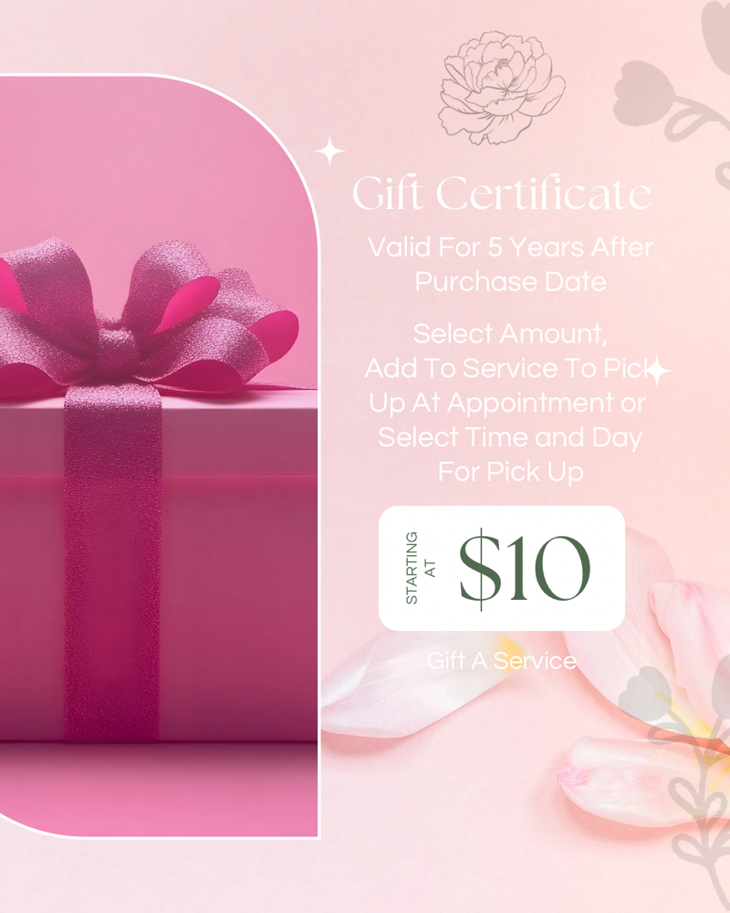 Gift Certificate Purchase