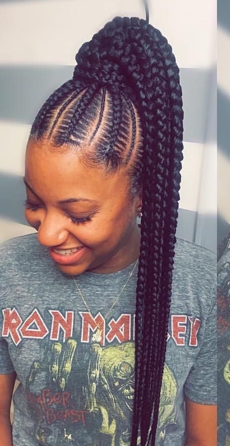 Braids Into ponytail ✨️