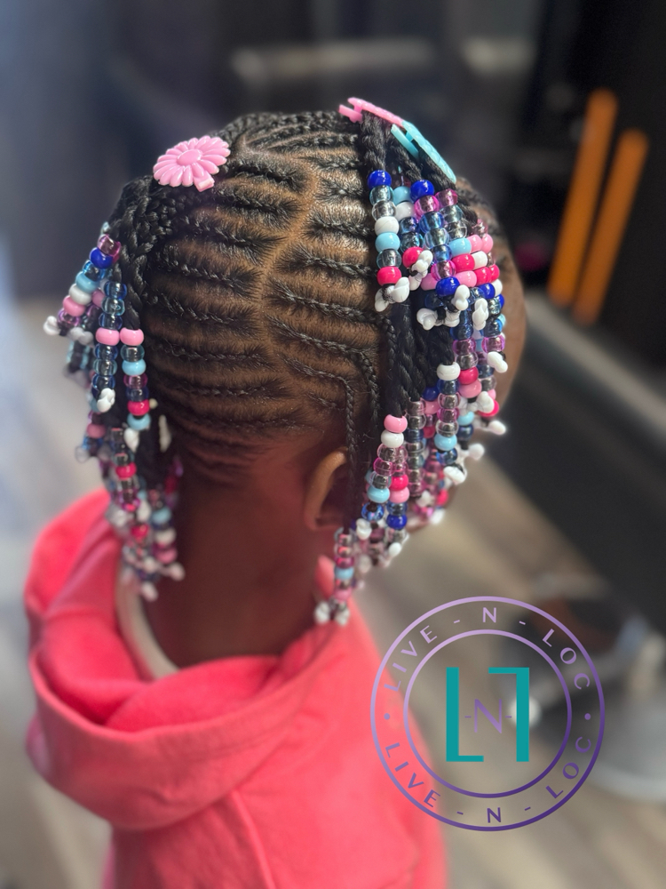 Kids Braids K-4th (For The Girlies) at Live-N-Loc in Brooklyn, NY