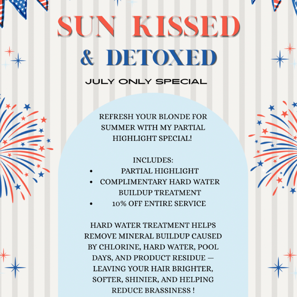 JULY SPECIAL 🎆 at ShearStyle By ZK in Big Spring, TX