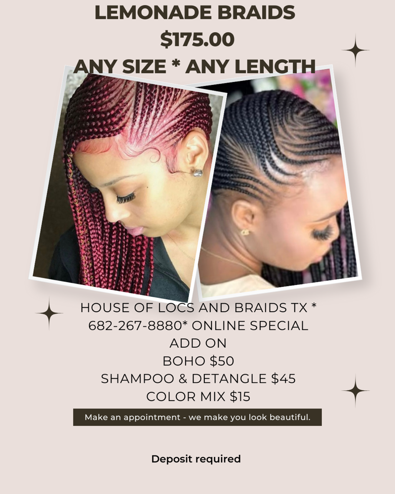 Lemonade Braids Special