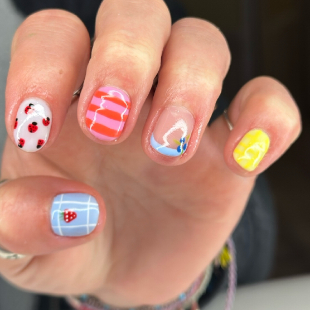 Gel Manicure With Design at Marjorie Zotti in Vineyard Haven, MA