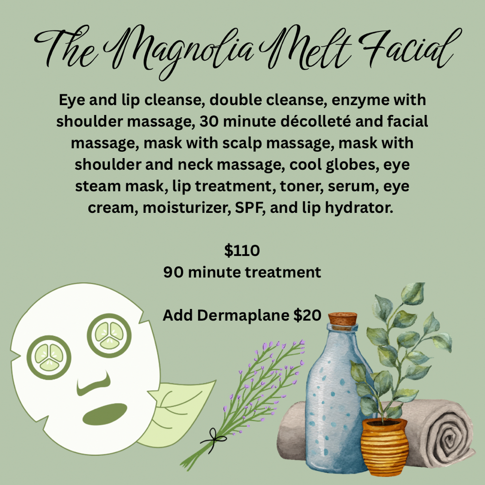 The Magnolia Melt Facial at Magnolia Salon & Spa in Harriman, TN