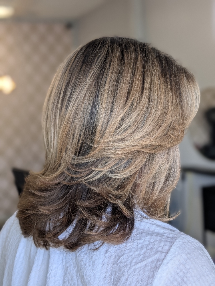 Shampoo, Cut, Round Brush Blowout