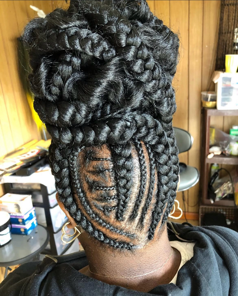 Braided Updo❤️‍🔥🏆 at Queen Of The Crown in Charlotte, NC