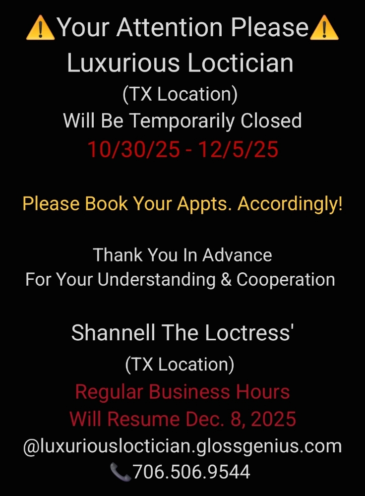 ⚠️TEMPORARILY CLOSED 10/30 - 12/5⚠️