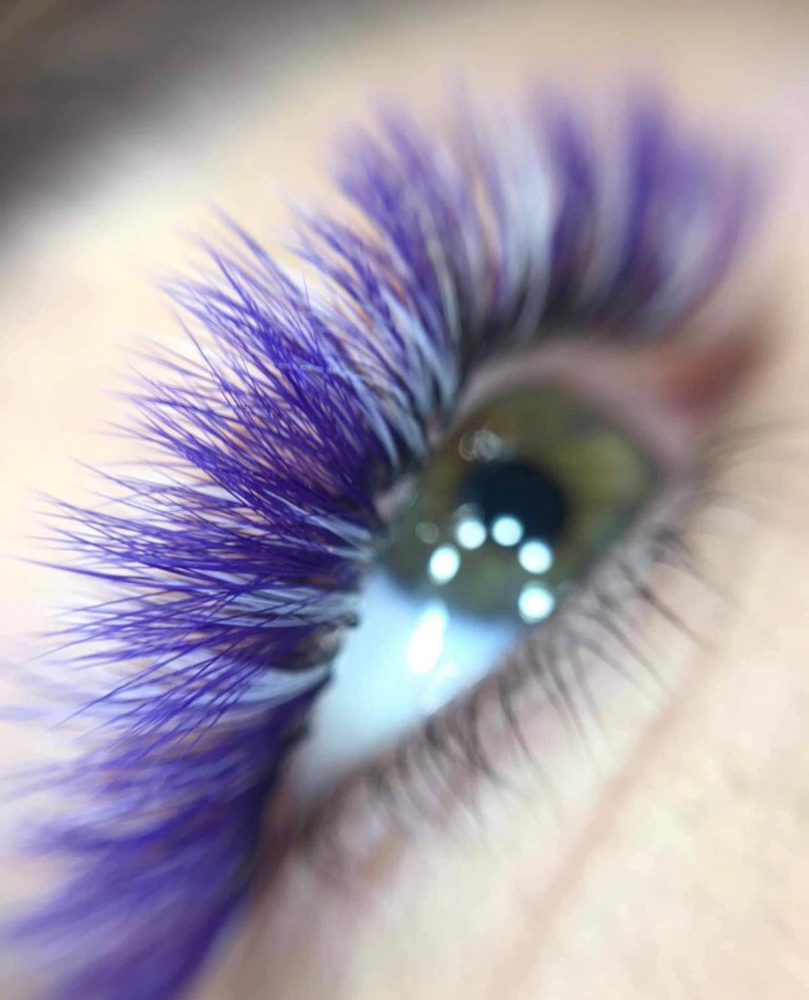 Full Set Of Color Lashes