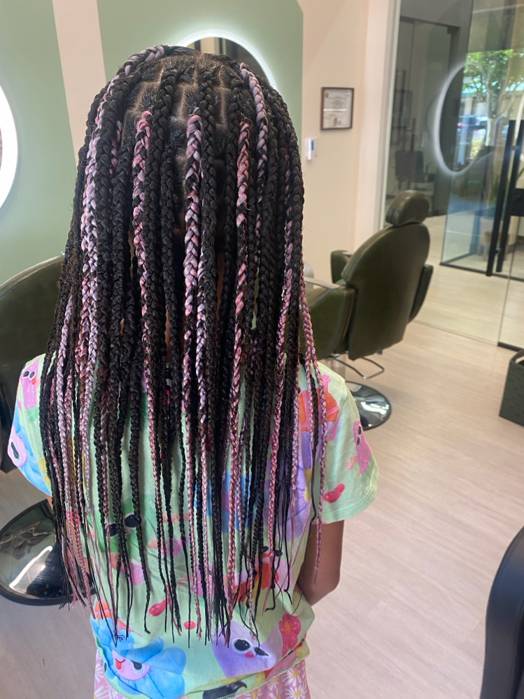 Child Knotless Box Braids