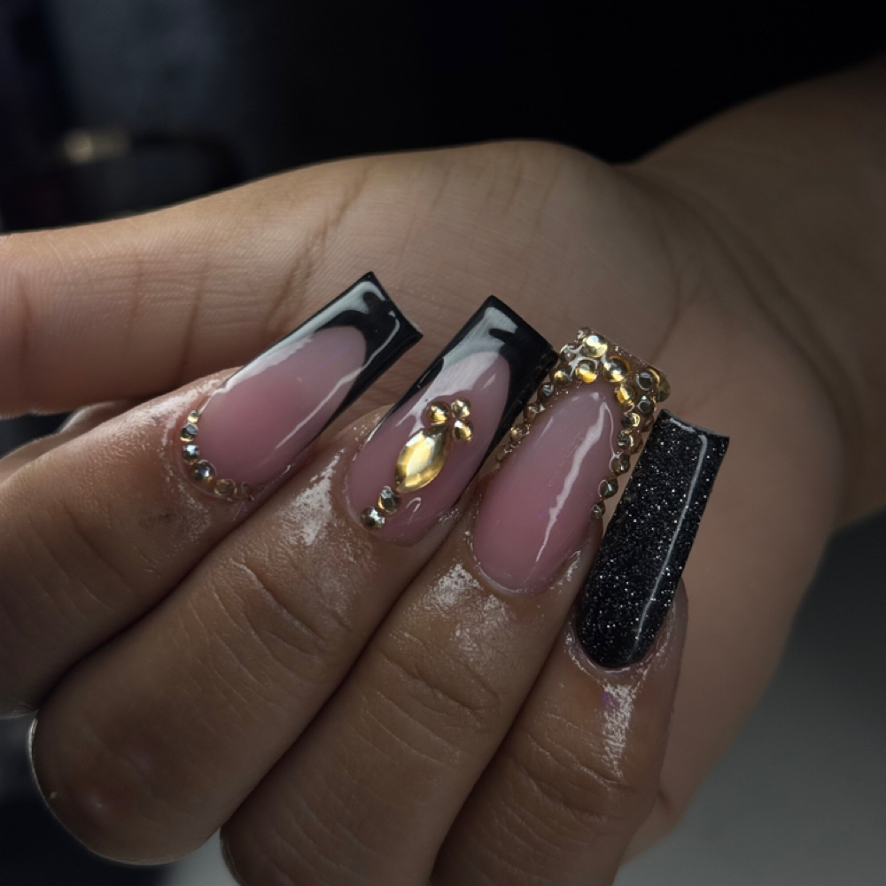 Long Acrylic Set at Jenn Nail Studio in Cleveland, TX