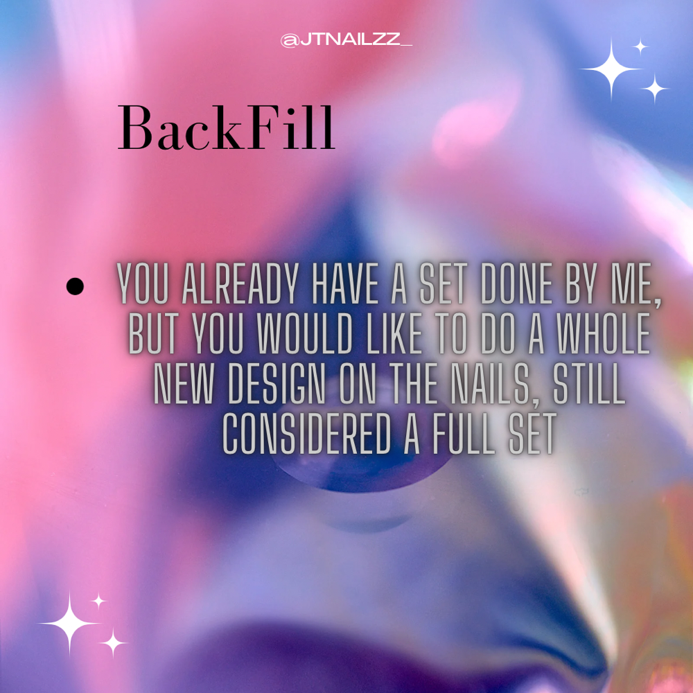 Back Fill